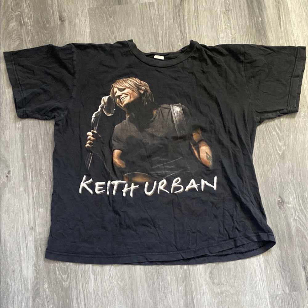 Keith Urban Black Graphic Tee